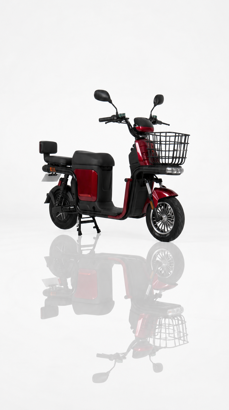 Scooter elétrico vermelho modelo 2 da Aura Elétrica